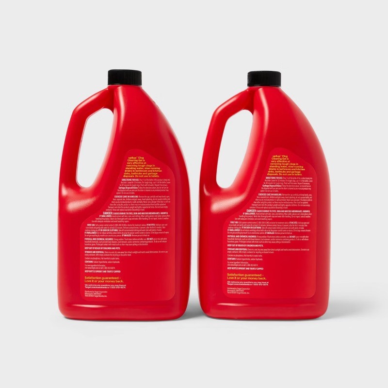 Clog Clearing Drain Cleaner Gel