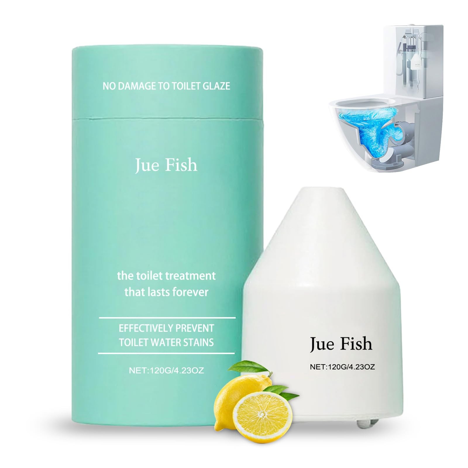 Krazy Klean Toilet Cleaner – Automatic Flush-Activated | Plant-Based Freshness |