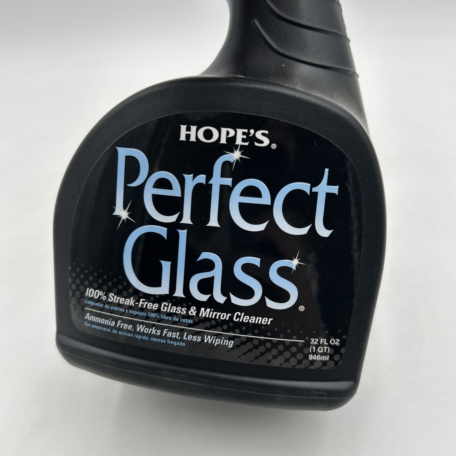 HOPE’S Perfect Glass Cleaner Spray, Streak-Free, Ammonia-Free Window NEW