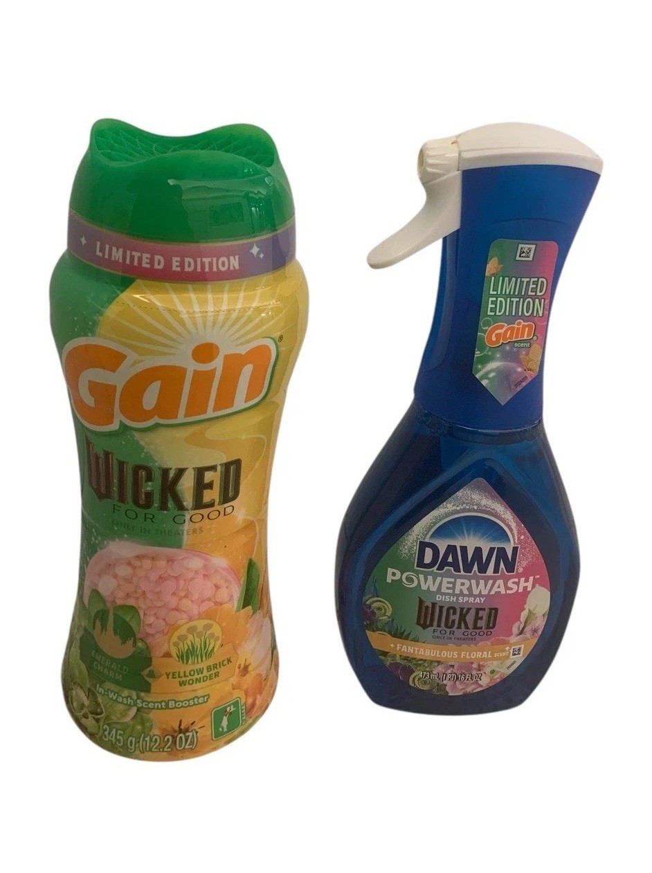Gain Wicked For Good ScentBooster & Dawn Powerwash Spray Set Limited Edition