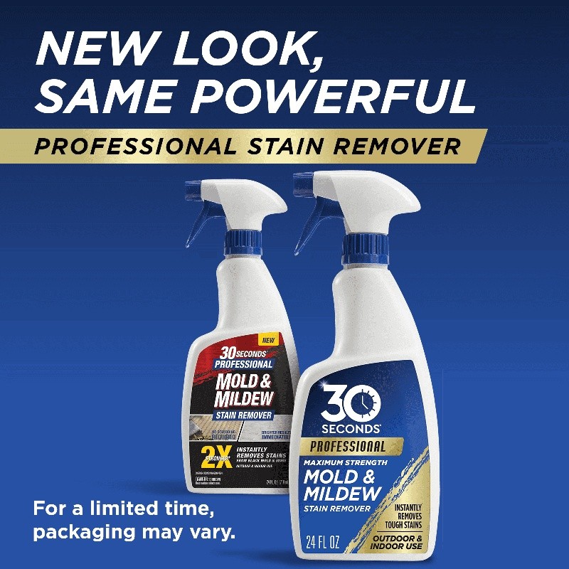 Professional Mold Mildew Stain Remover Instant Results No Scrubbing 24 fl oz New