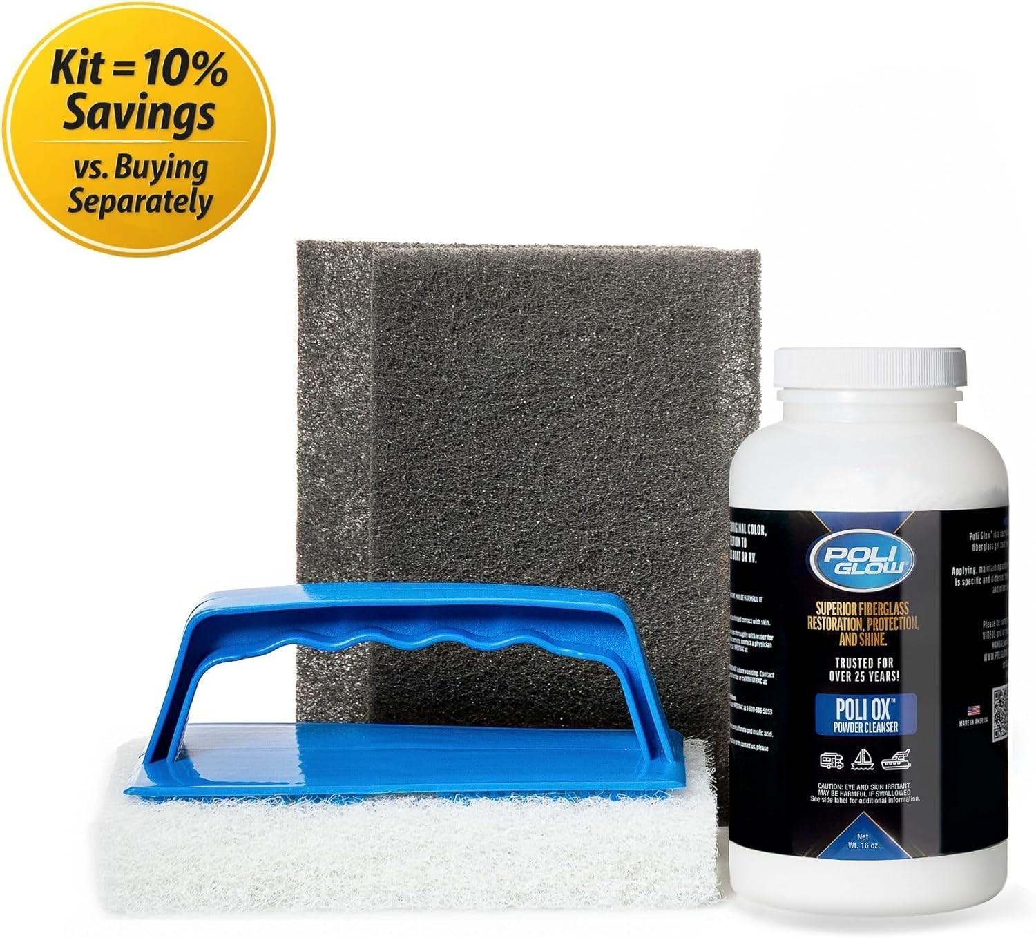 Poli Kit: Ultimate Oxidation Remover for Fiberglass