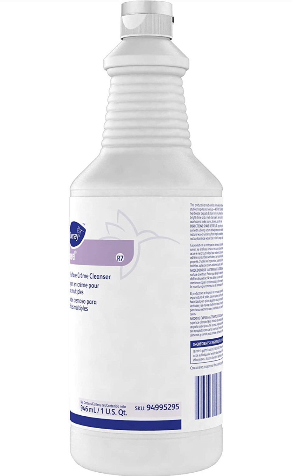 Diversey Kitchen Bath Multi-Surface Creme Cleanser Fresh Scent Squeeze Bottle