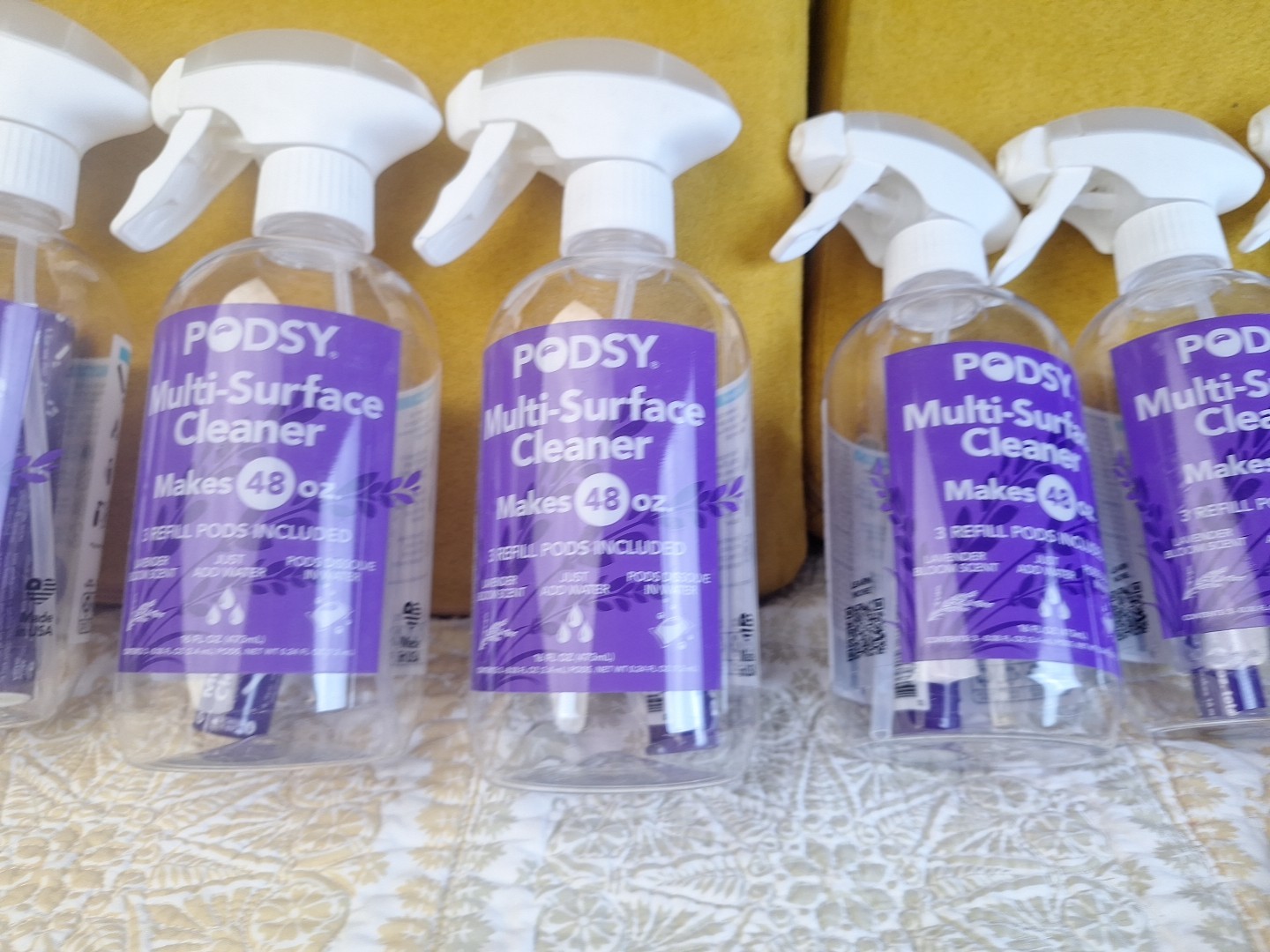 Podsy Lot of 6 Multi Surface Cleaner 16 fluid Ounces