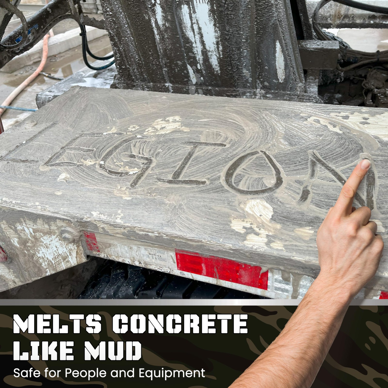 Heavy Concrete Remover – Dried Concrete & Cement Dissolver (Non-Corrosive, Bi…