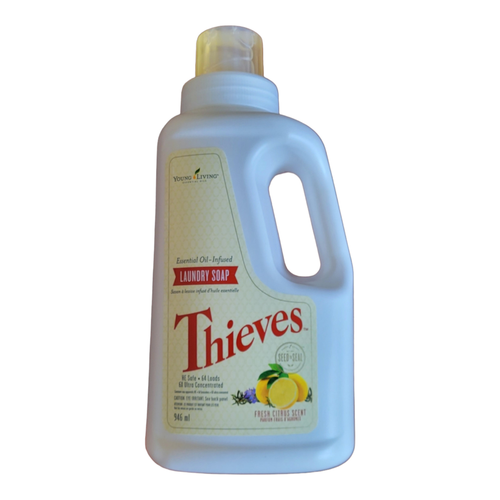 Young Living Thieves Laundry Soap (946 ml) – New – Free Shipping