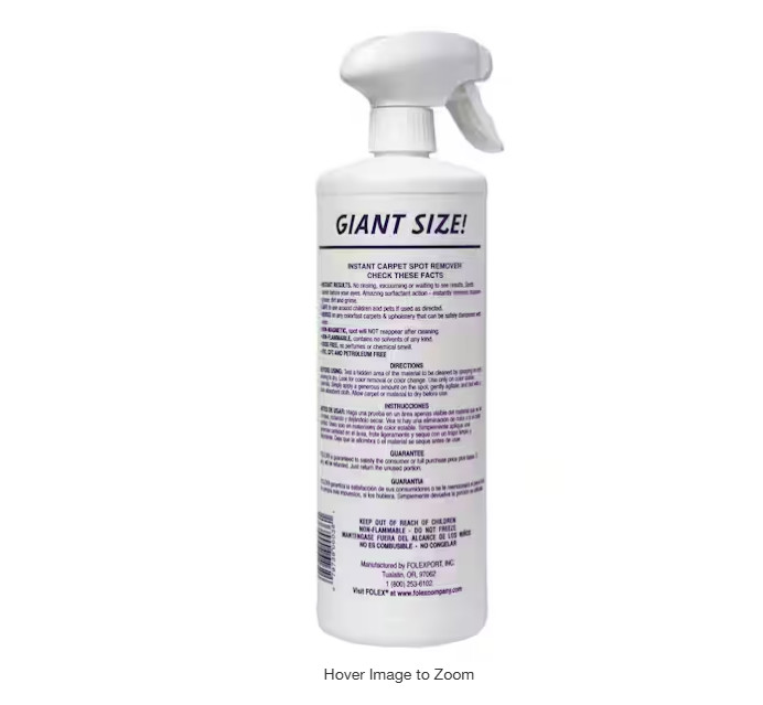FOLEX Carpet Spot Remover – 32 oz