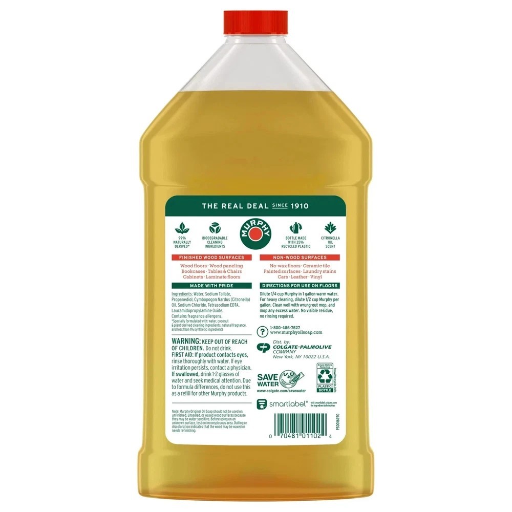 Murphy Oil Soap Wood Cleaner, Original – 32 Fluid Ounce-Free Shipping