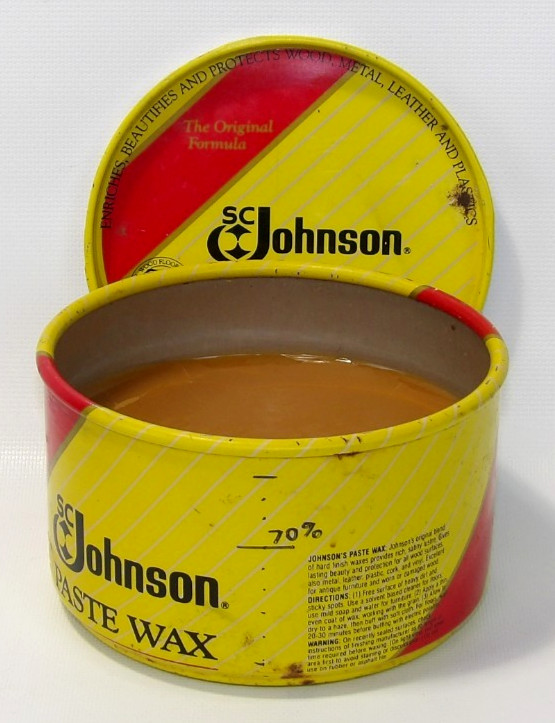 SC Johnson Paste Wax The Original Formula 16 oz Discontinued 70% Full