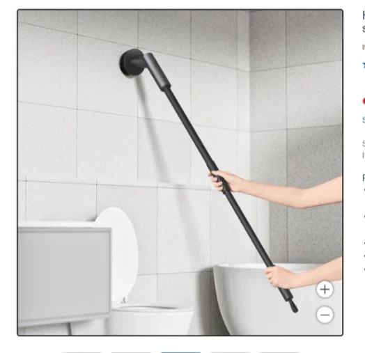 HOTO Cordless Spin Scrubbers six brush heads IPX7 waterproof