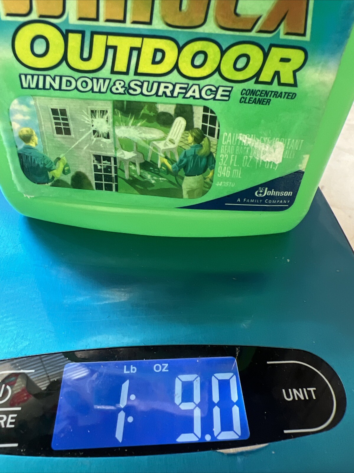 2 Windex Outdoor Window Glass & Patio Multi-Surface Concentrated Cleaner