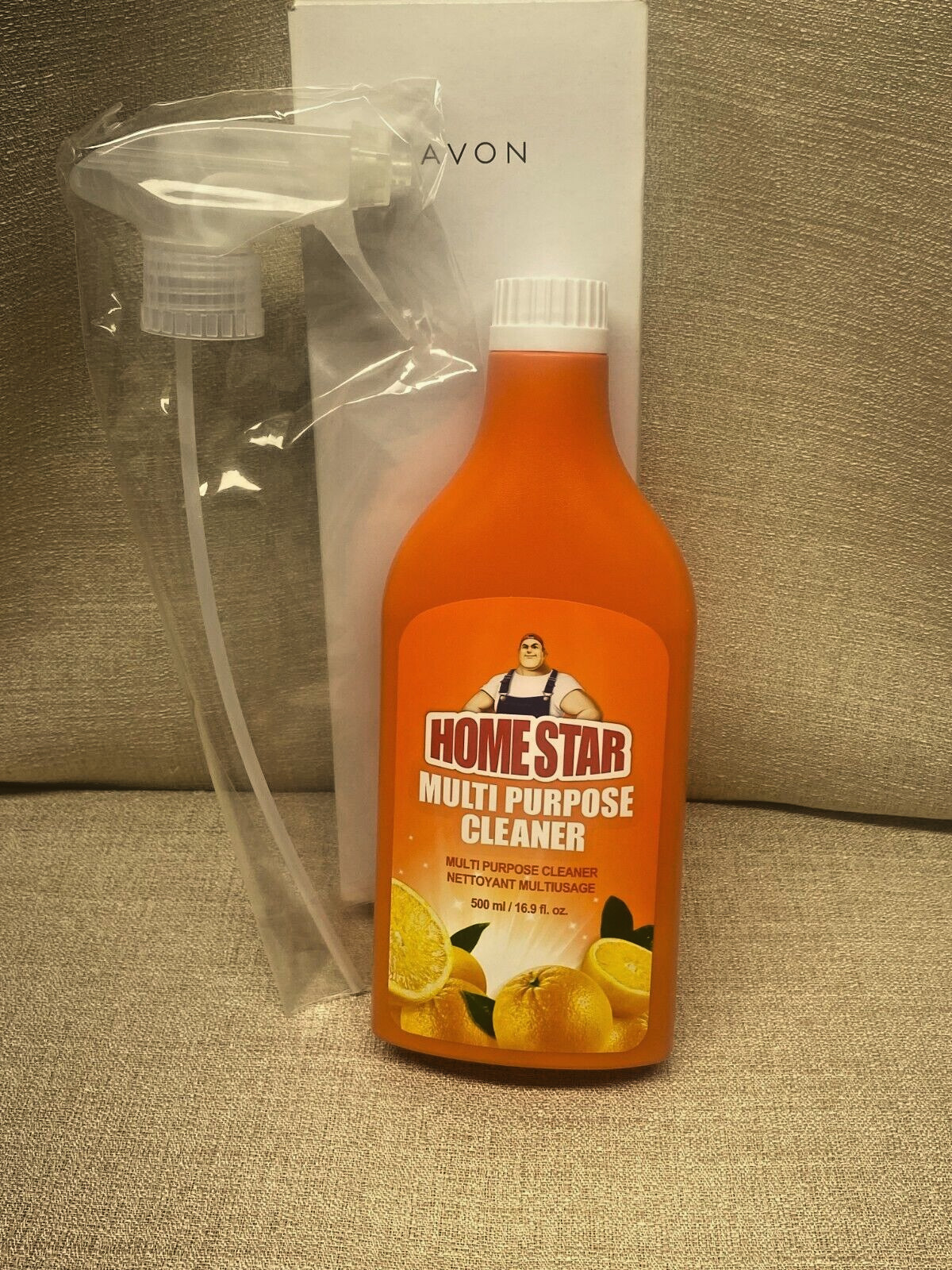 Avon Homestar Multi-Purpose Cleaner – Orange- NEW In Package – 16.9 Oz.