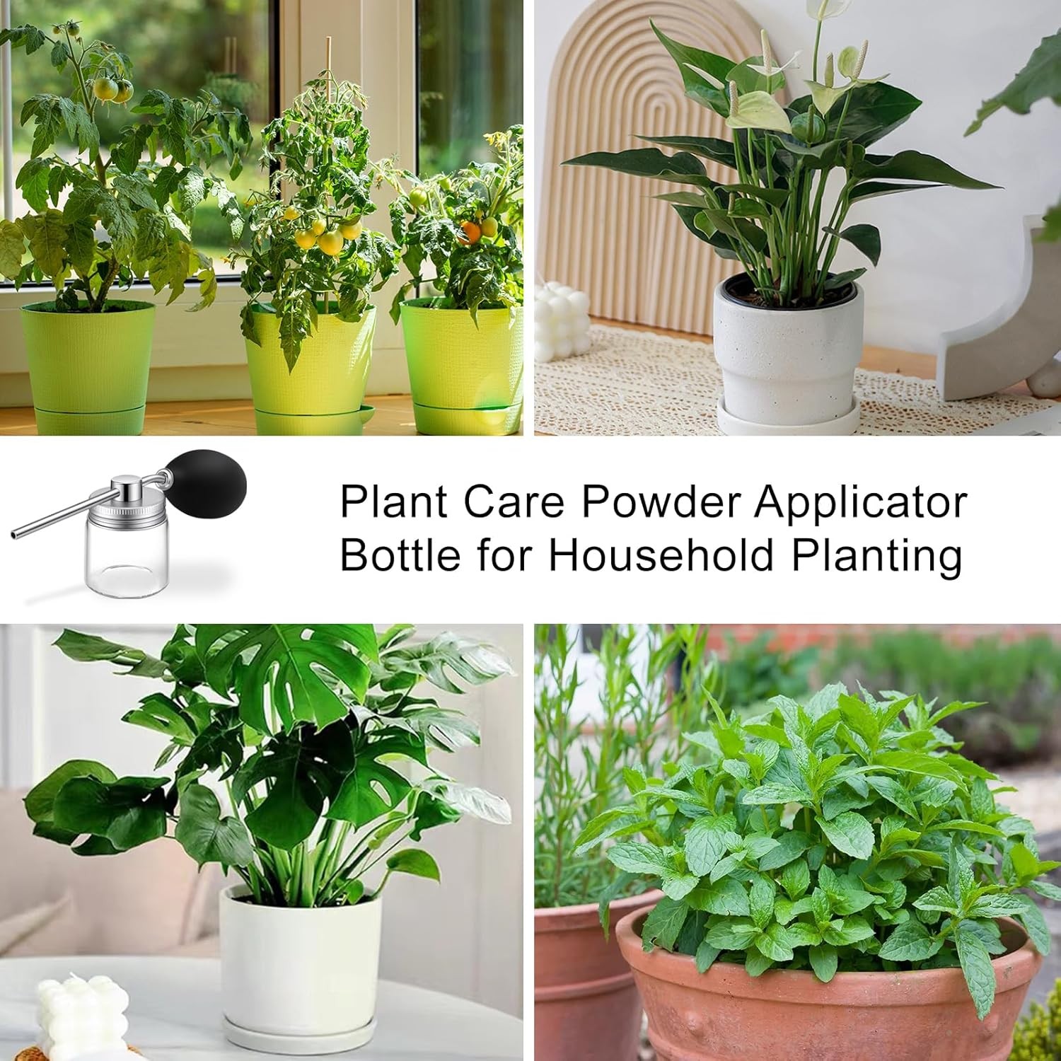 Multipurpose Powder Duster Applicator,Manual Spray Bottle,Powder Duster,powder