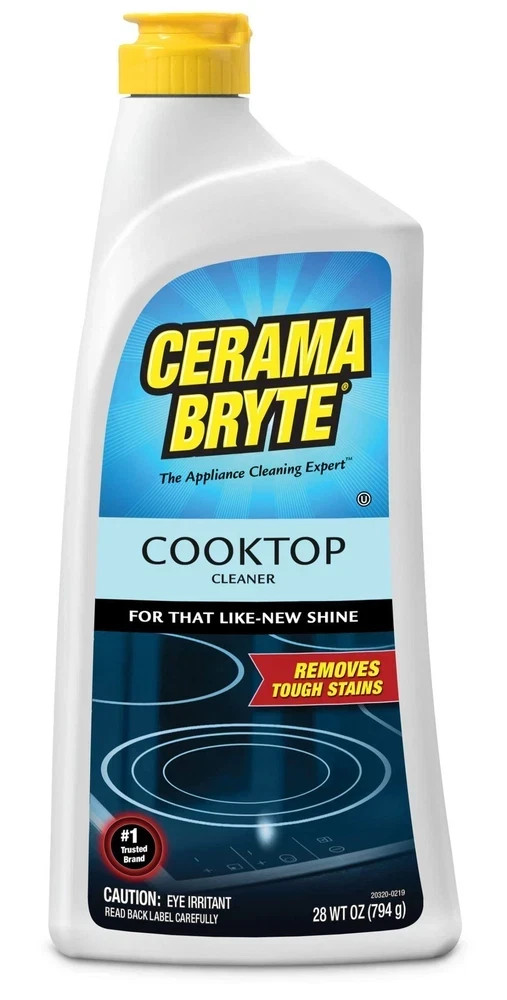 Cerama Bryte Glass Cooktop Cleaner Stove Top Ceramic Surface Stain Remover
