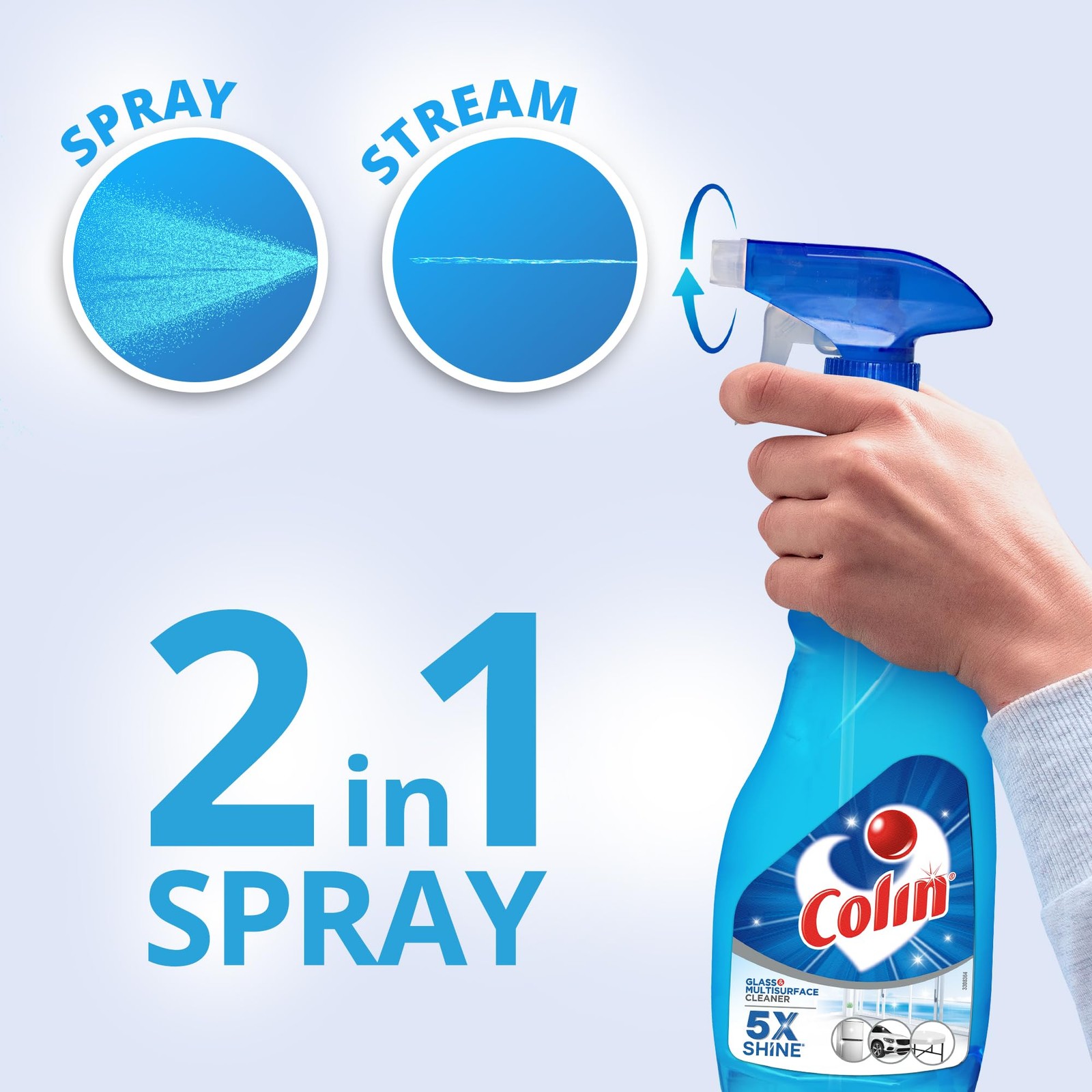 Colin 1L Glass & Surface Cleaner – India’s #1 All-Purpose Cleaner