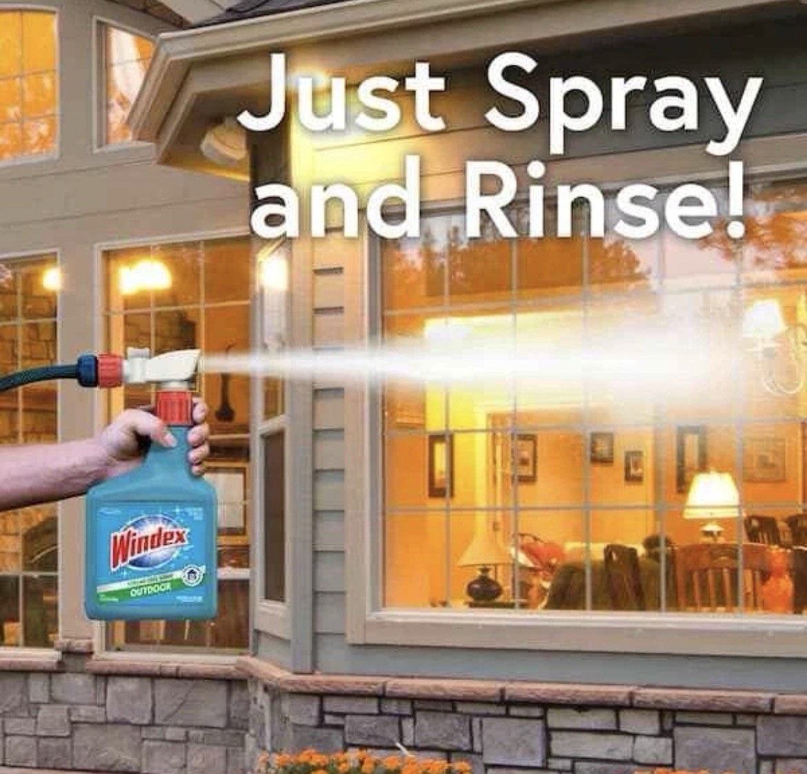 Windex 128 fl. oz. Outdoor Glass Bathrooms Kitchens Efficiently Cleaner Refill