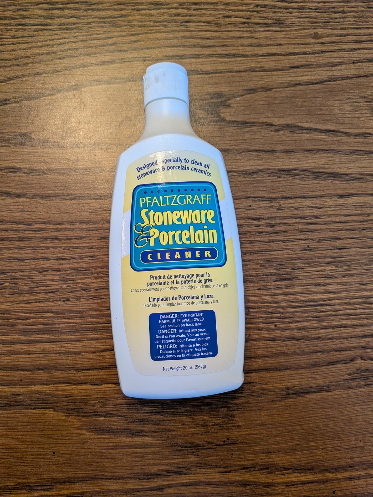 Pfaltzgraff Stoneware & Porcelain Cleaner 20 oz – Unsealed Discontinued