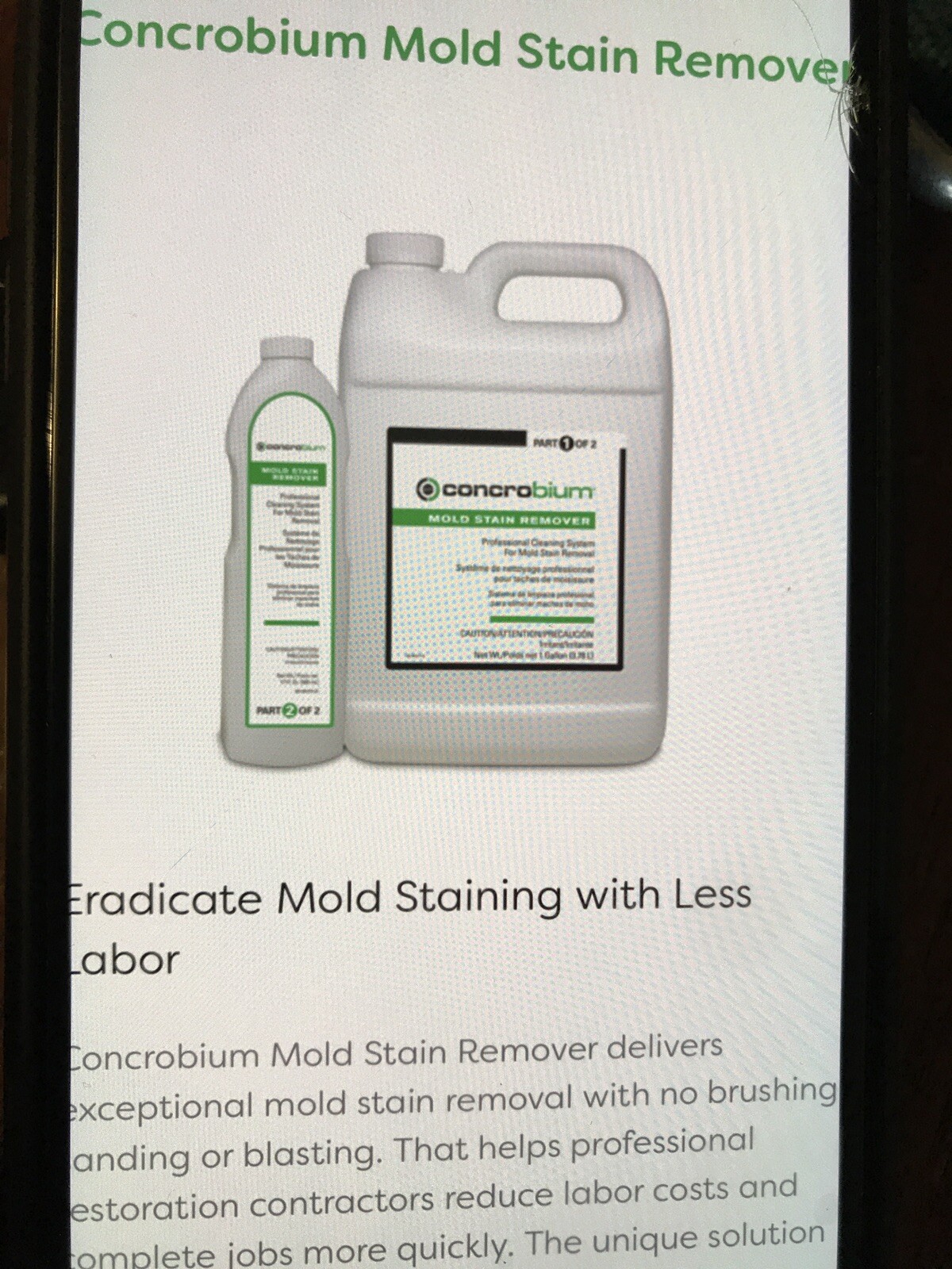 Concrobium Mold Stain Remover