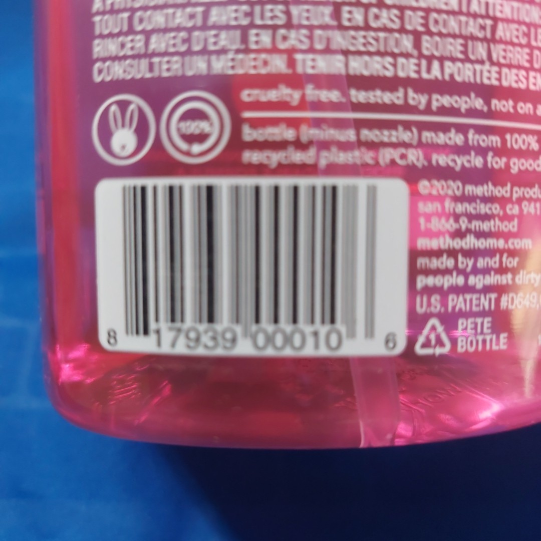 Method All-Purpose Multi-Surface Cleaner Pink Grapefruit 28oz. Spray Bottle