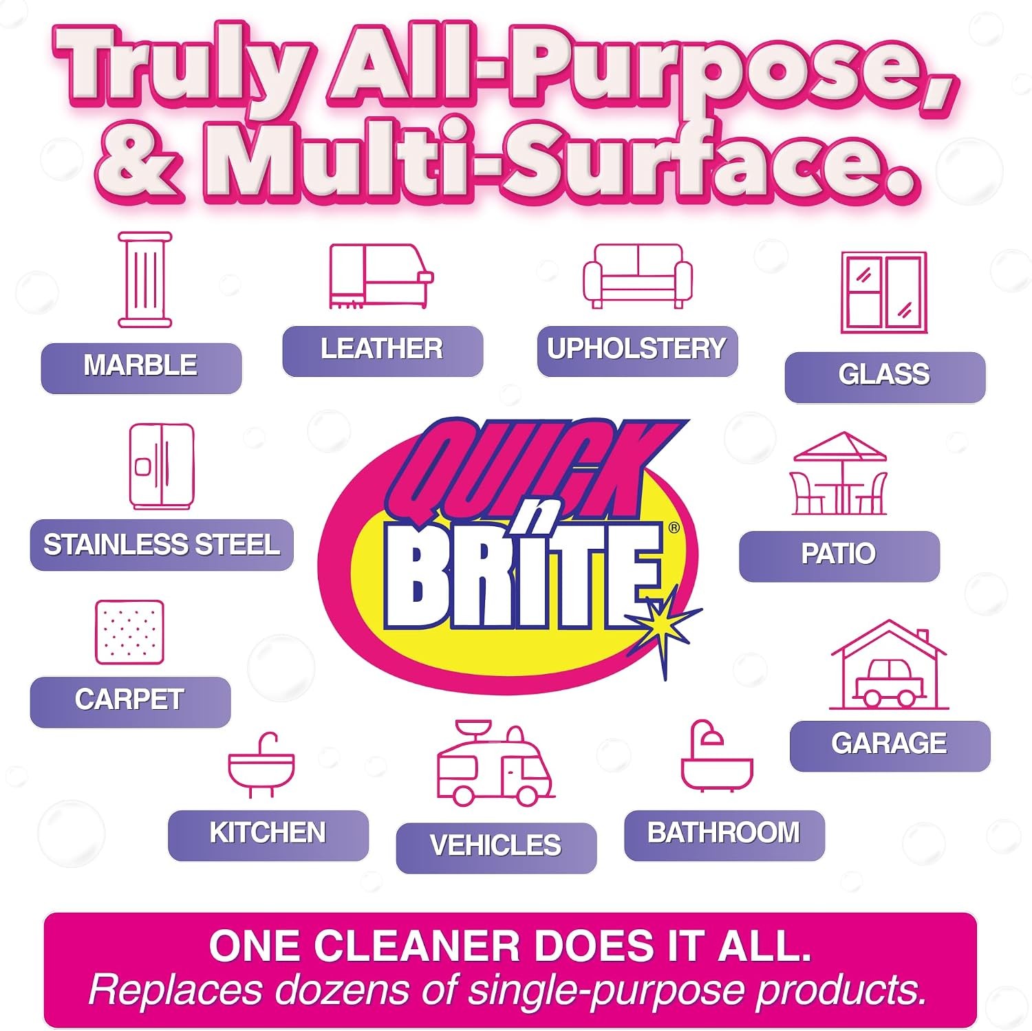 Quick ‘n Brite All Purpose Cleaning Paste – Miracle Cleaner for Tough Stains,…