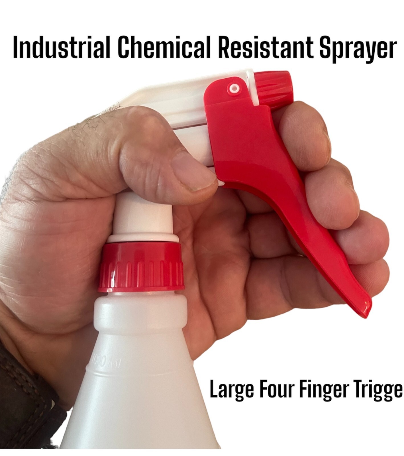 Empty Trigger Spray Bottles 32oz Chemical Resistant Heavy Duty Commercial