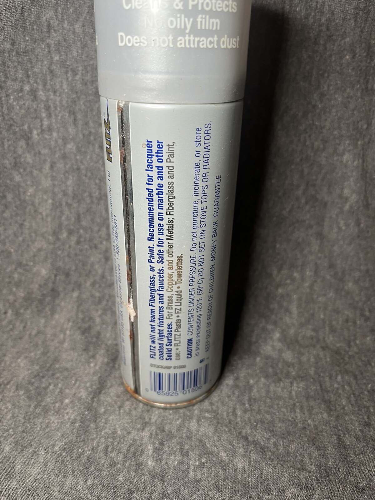 4 Cans NOS Flitz Stainless Steel & Chrome Cleaner Polish 6 Oz Each