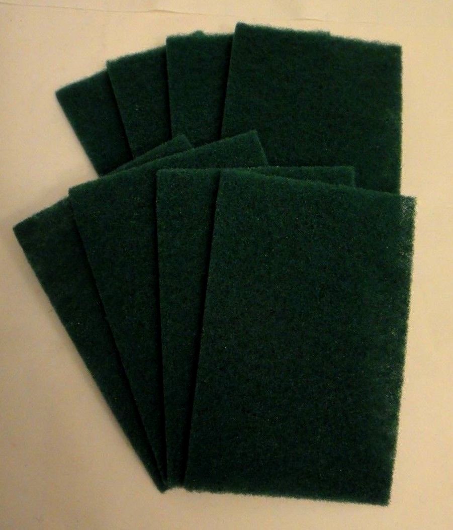8 count package (NEW) medium duty scrubber / scouring pads