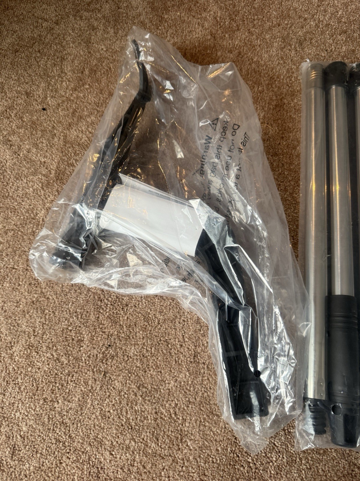 Portable Adjustable Metal Stand Poles & Plastic Connectors Hardware Kit
