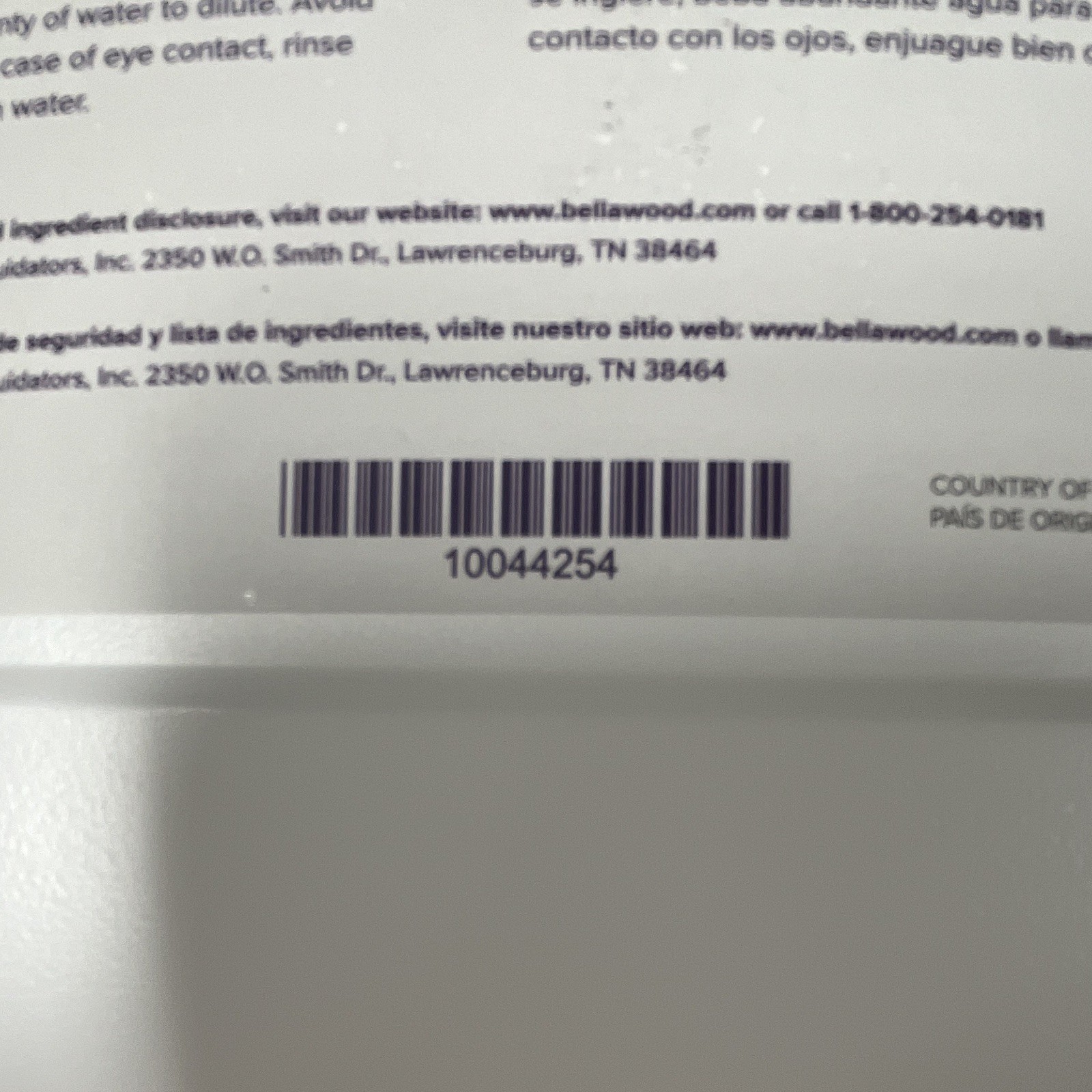 Bellawood Floor Cleaner Refill Ready-to-Use Streak Free Shine Fresh 140 oz