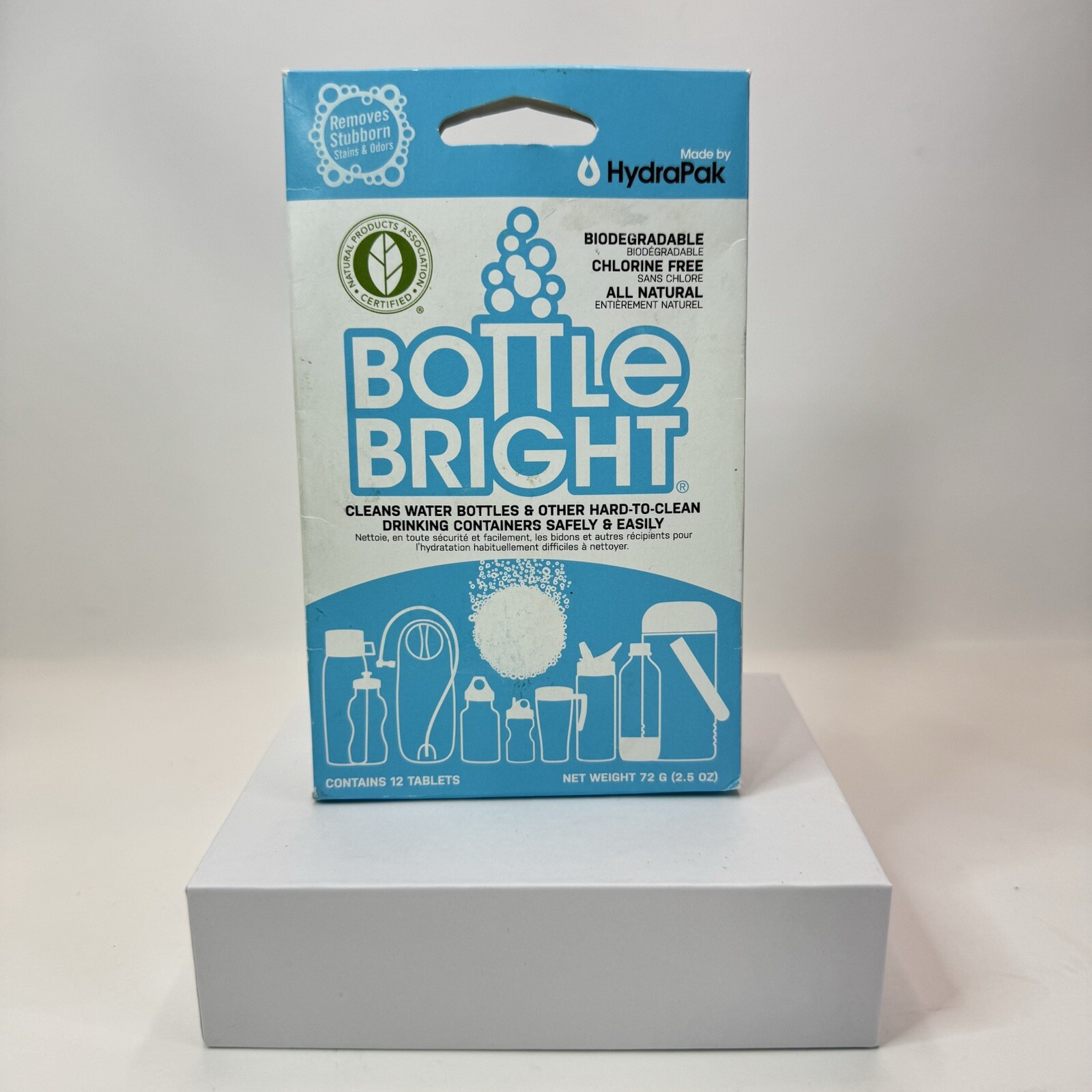 Bottle Bright Single Pack (12 Tablets)- Clean Stainless 12 Count (Pack of 1)
