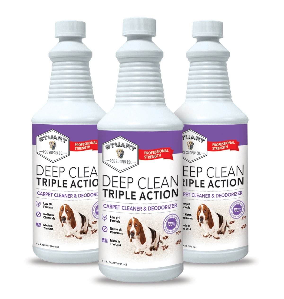 Stuart Pet Supply Co. Professional Strength Deep Clean (Gal.) 3X Carpet Clean…
