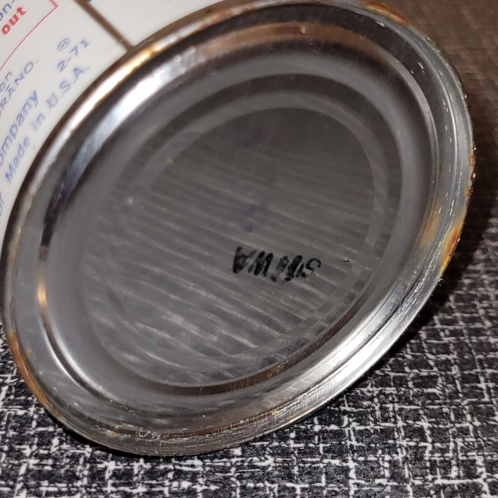 NOS VTG KITCHEN Drano Liquid Drain & Disposer Cleaner Metal Cone Top Can 1971