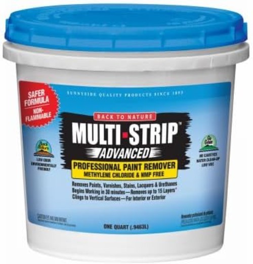 Sunnyside Advanced Paint & Varnish Stripper – Biodegradable & Odorless, 1 Quart