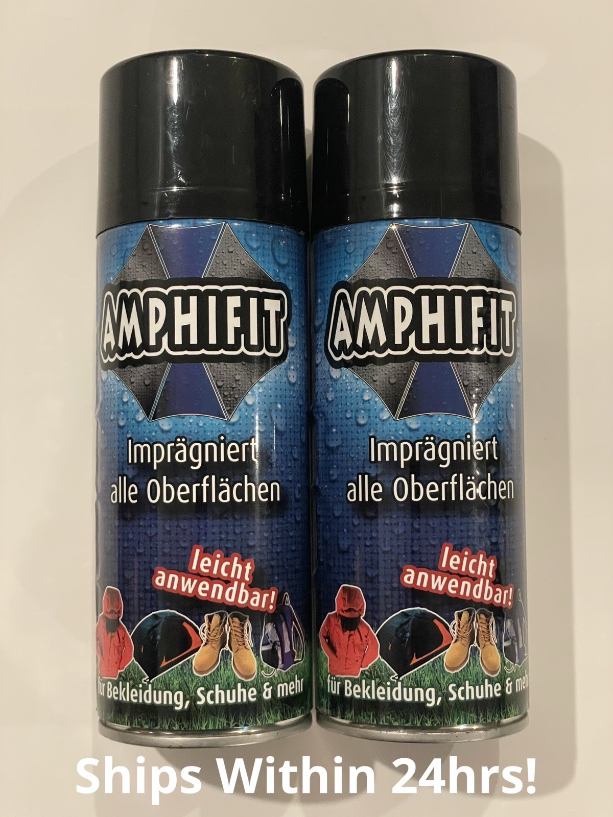 AMPHIFIT Water Repellent Spray 10.5 oz. Fabric Protector And More!