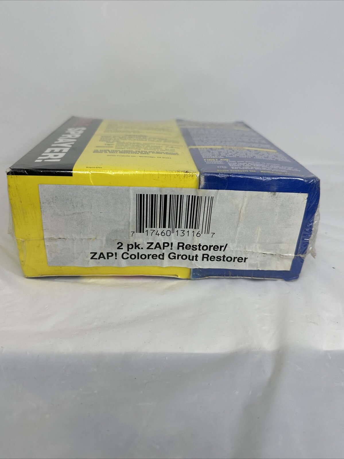 ZAP Twin Pack Professional Cleaner Restorer 16 oz Tile Grout Porcelain Colored