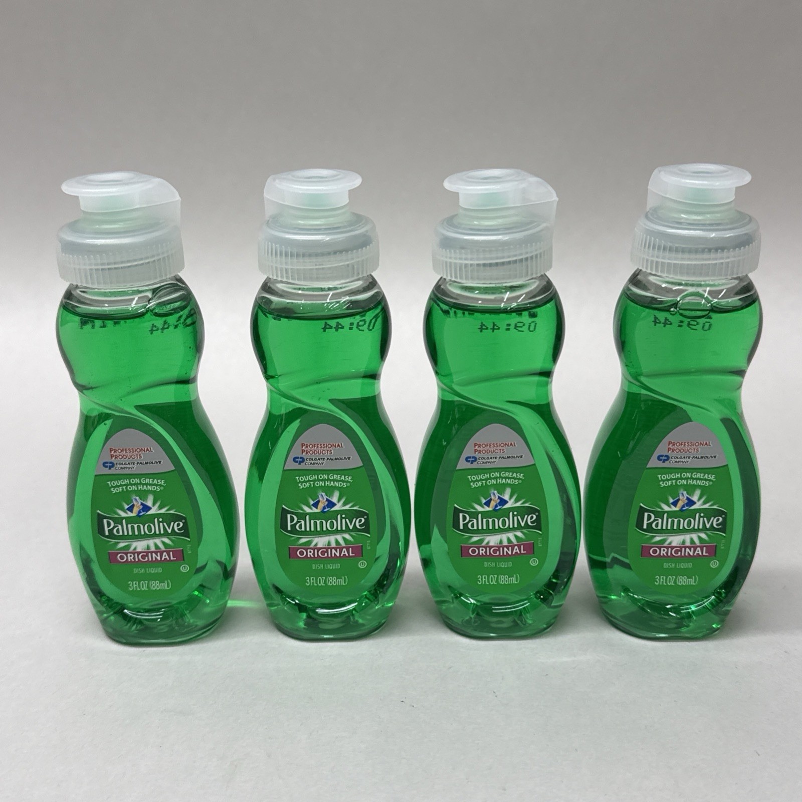 Lot Of 4! PALMOLIVE Travel Size Liquid DISH SOAP 3 oz each Camping RV Travel