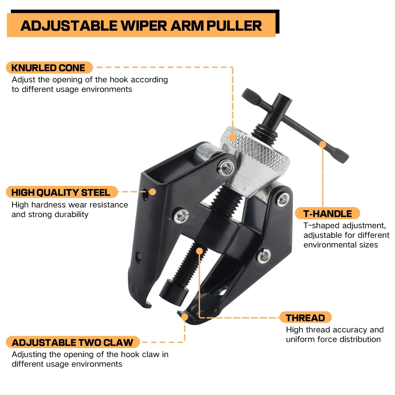 Battery Terminal Wiper Arm Puller Windshield Bearing Remover Tool Kit RV
