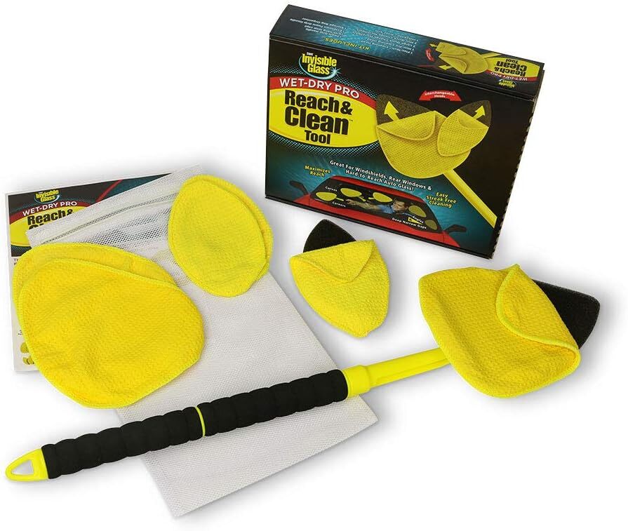 Invisible Glass 95164 Reach and Clean Tool Wet-Dry Pro Window and Windshield …