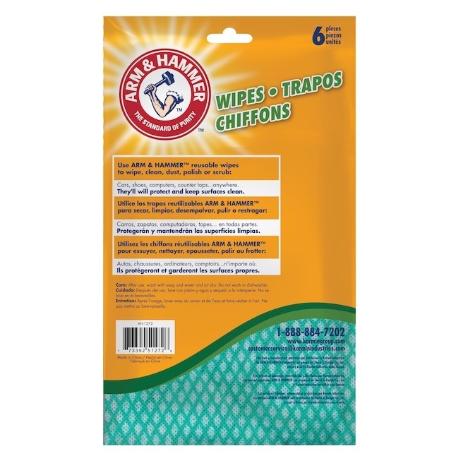 Arm & Hammer 6 -Pack Non-woven fiber Cloth