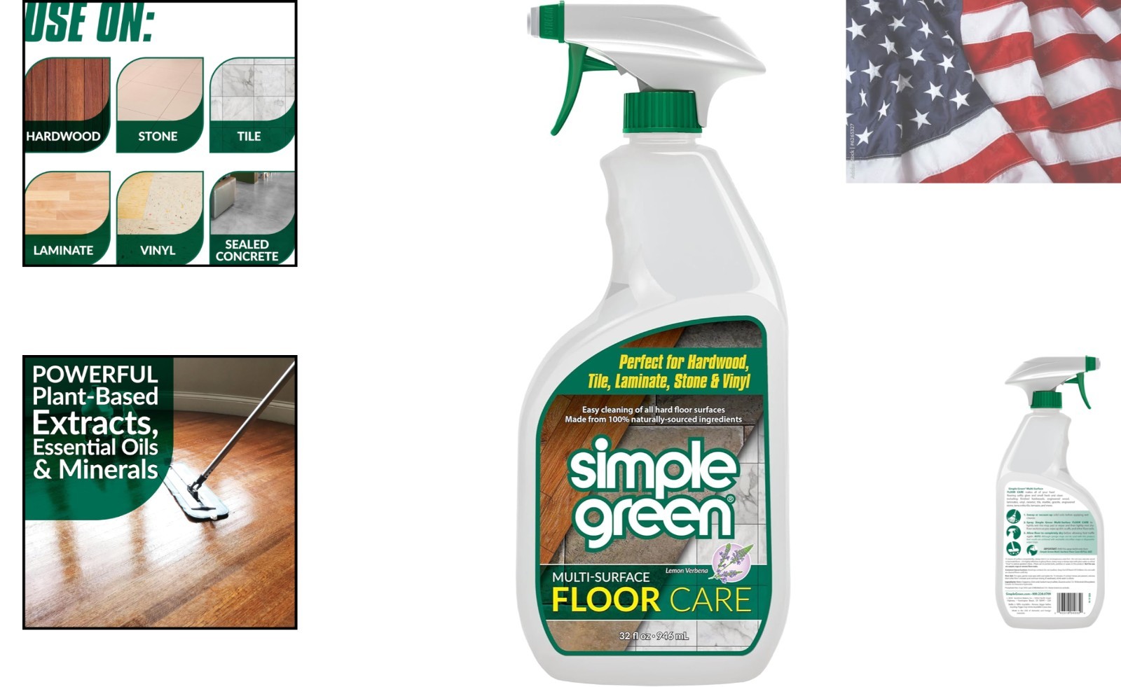 Multi-Surface Floor Care – Cleans Hardwood, Vinyl, Laminate, Tile, Concrete a…
