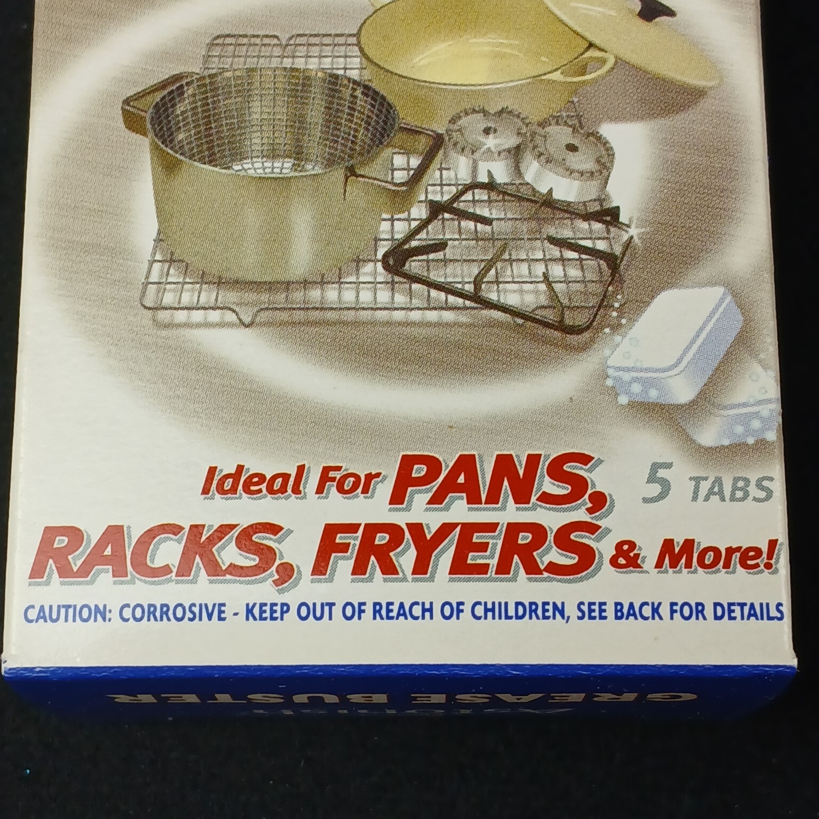4 ASTONISH Grease Buster Lot of 20 Tablets (4 Full Boxes) – Pans Racks Fryers