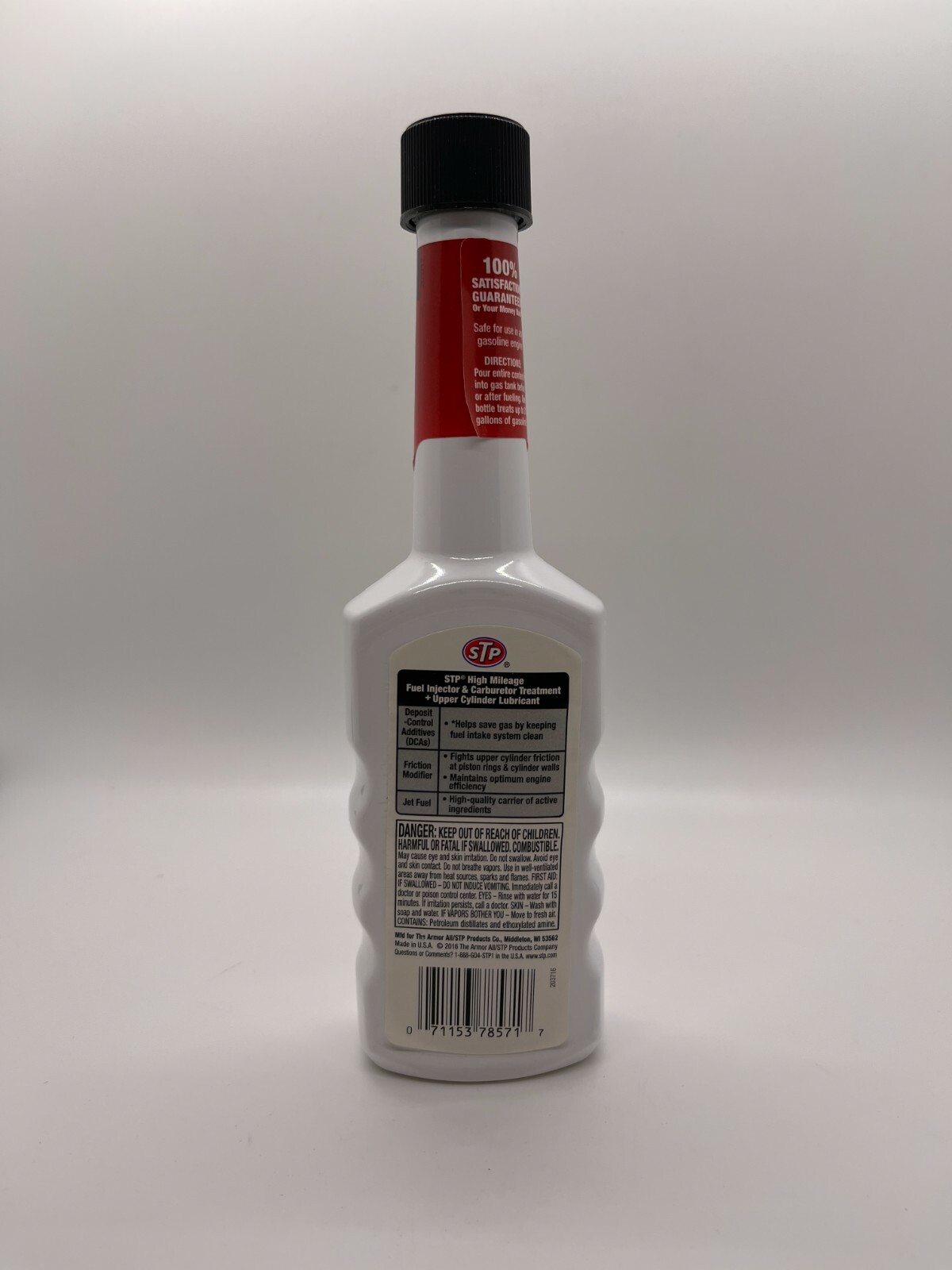 STP High Mileage Fuel Injector & Carburetor Treatment – 5.25 fl oz (155 mL) NEW!