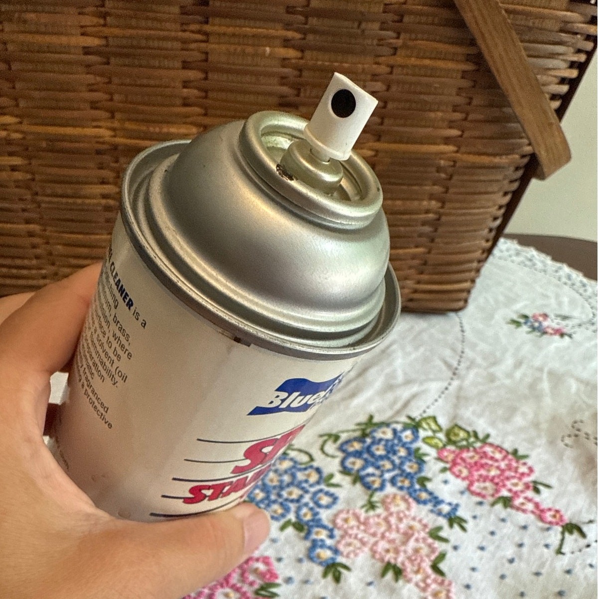 Stainless Steel Cleaner Vintage Blue Ribbon Products Sparkle 18oz Discontinued