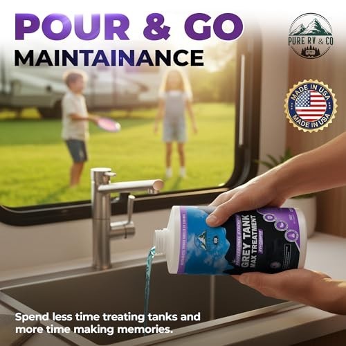 32oz Grey Water Tank Treatment 2 Pack | Fast-Acting RV & Camper Odor Eliminator