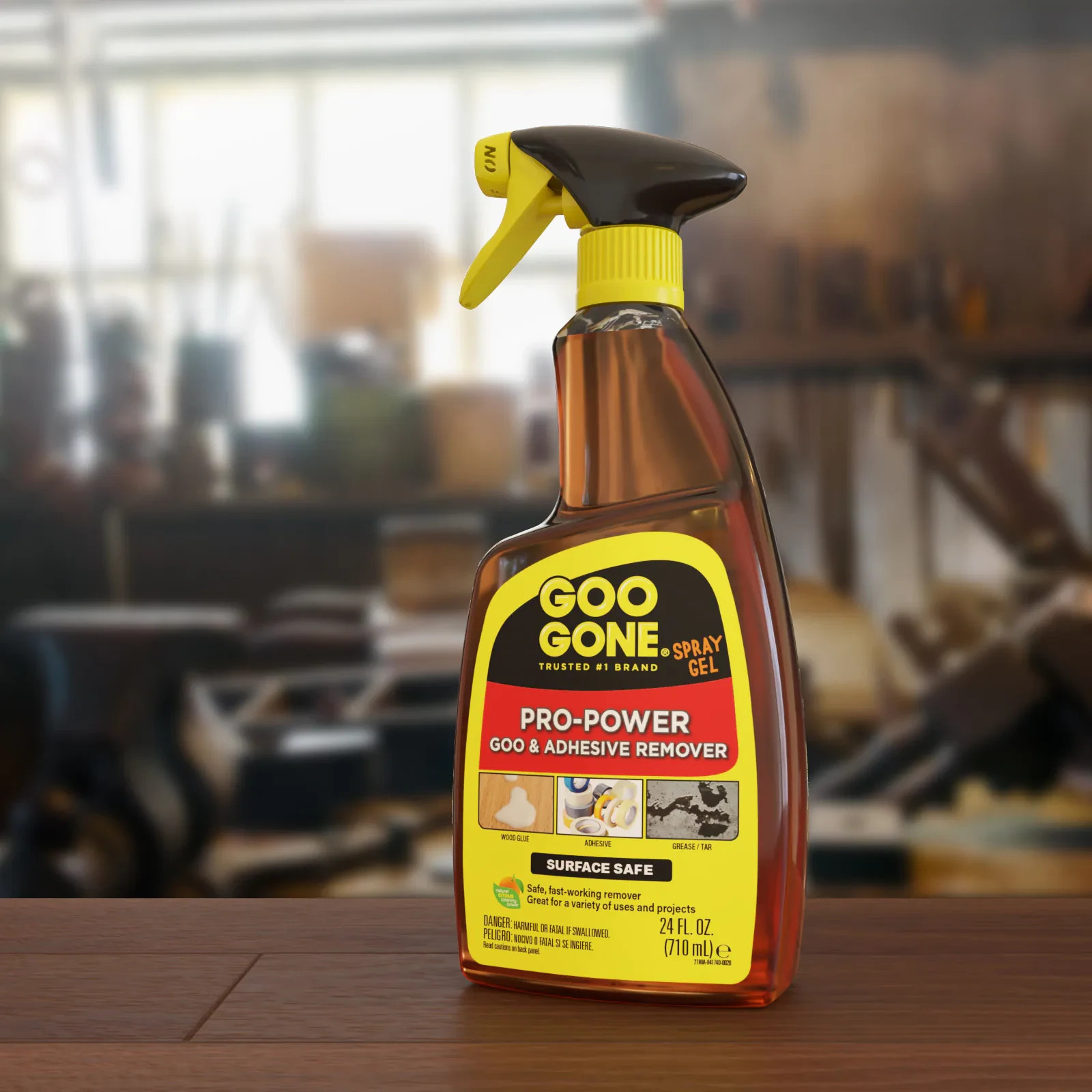Goo Gone Pro Power Drip-Free Spray Gel Adhesive Remover