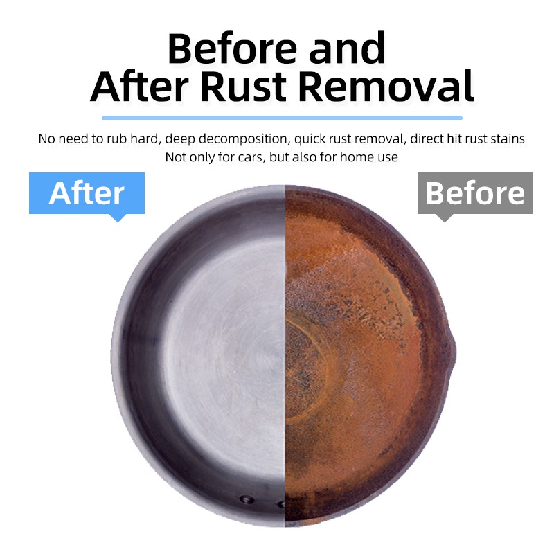 Iron Powder Remover, Rust Remover For Car Painted Tire Polishing 120ml