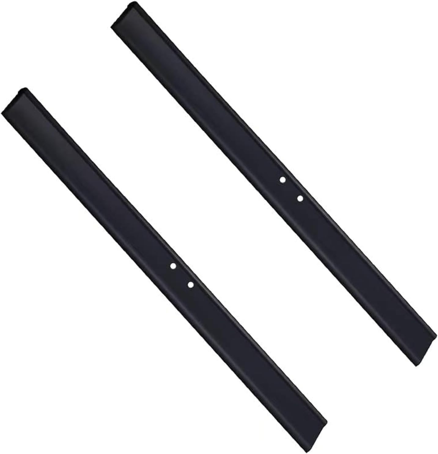 2PCS 10-Inch Silicone Rubber Squeegee Replacement Blades for Effortless Cleaning