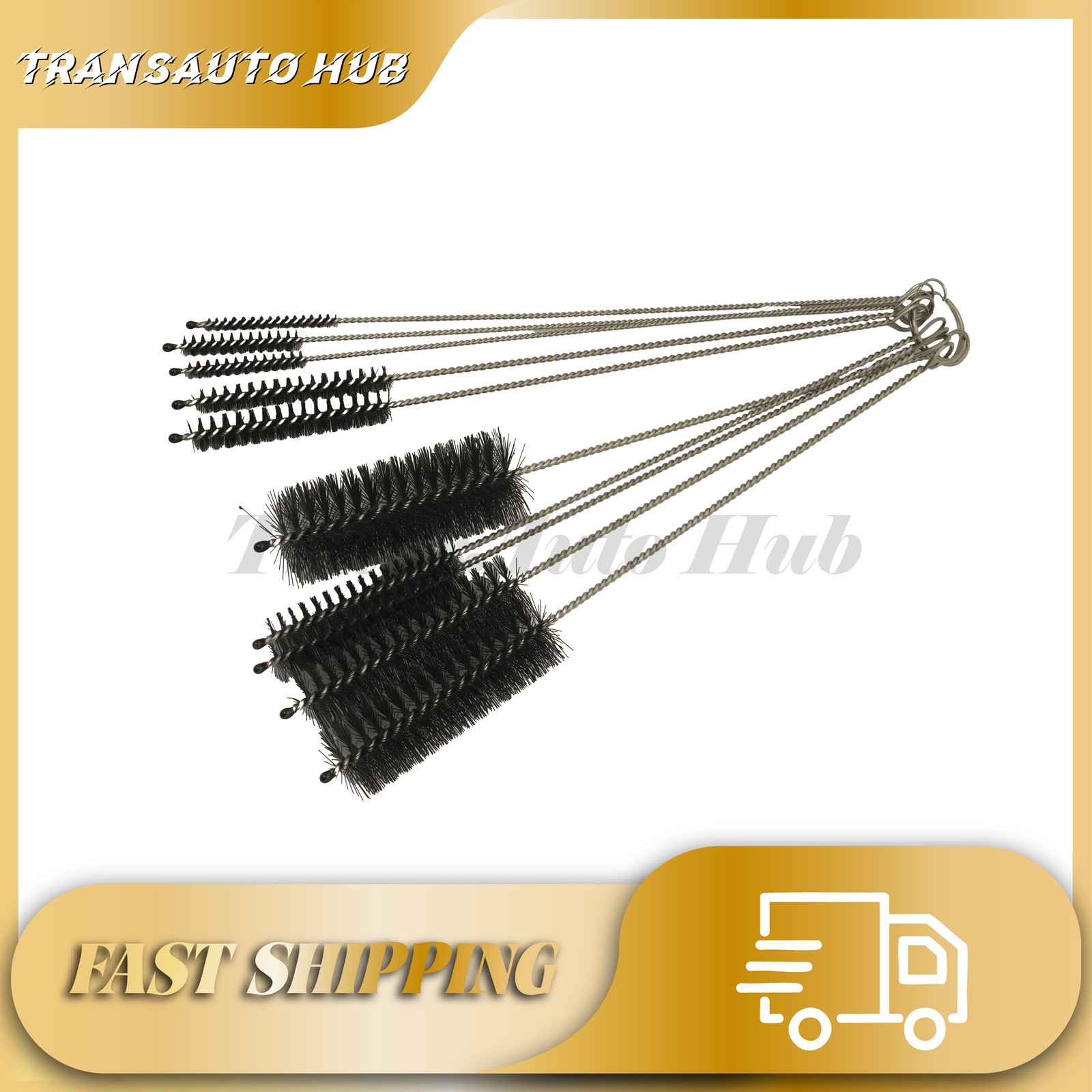 10PCS Set Nylon Small LongCleaning Straw Brush Cleaner Bottle Tube Pipe US