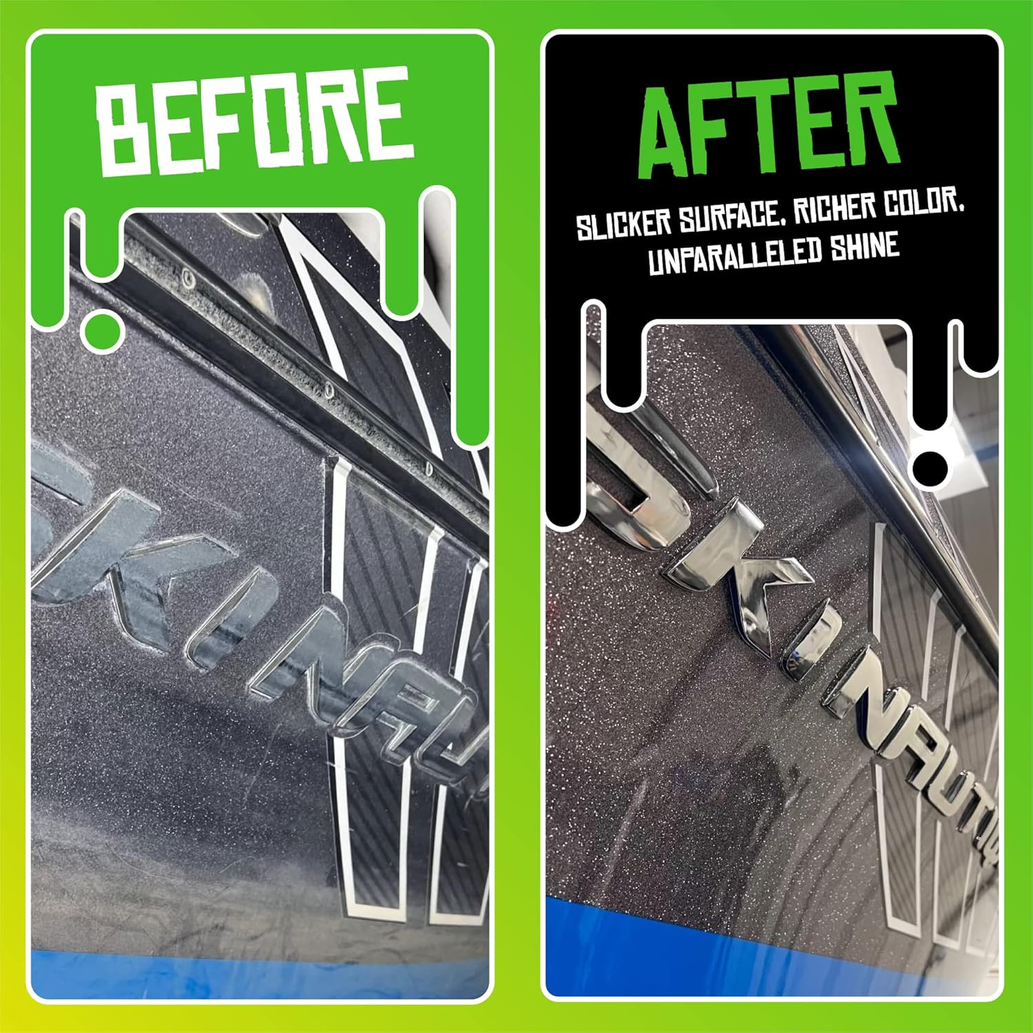 2In1 Exterior Boat Cleaner & Protectant | Water Spot Remover with Sio2 Ceramic S