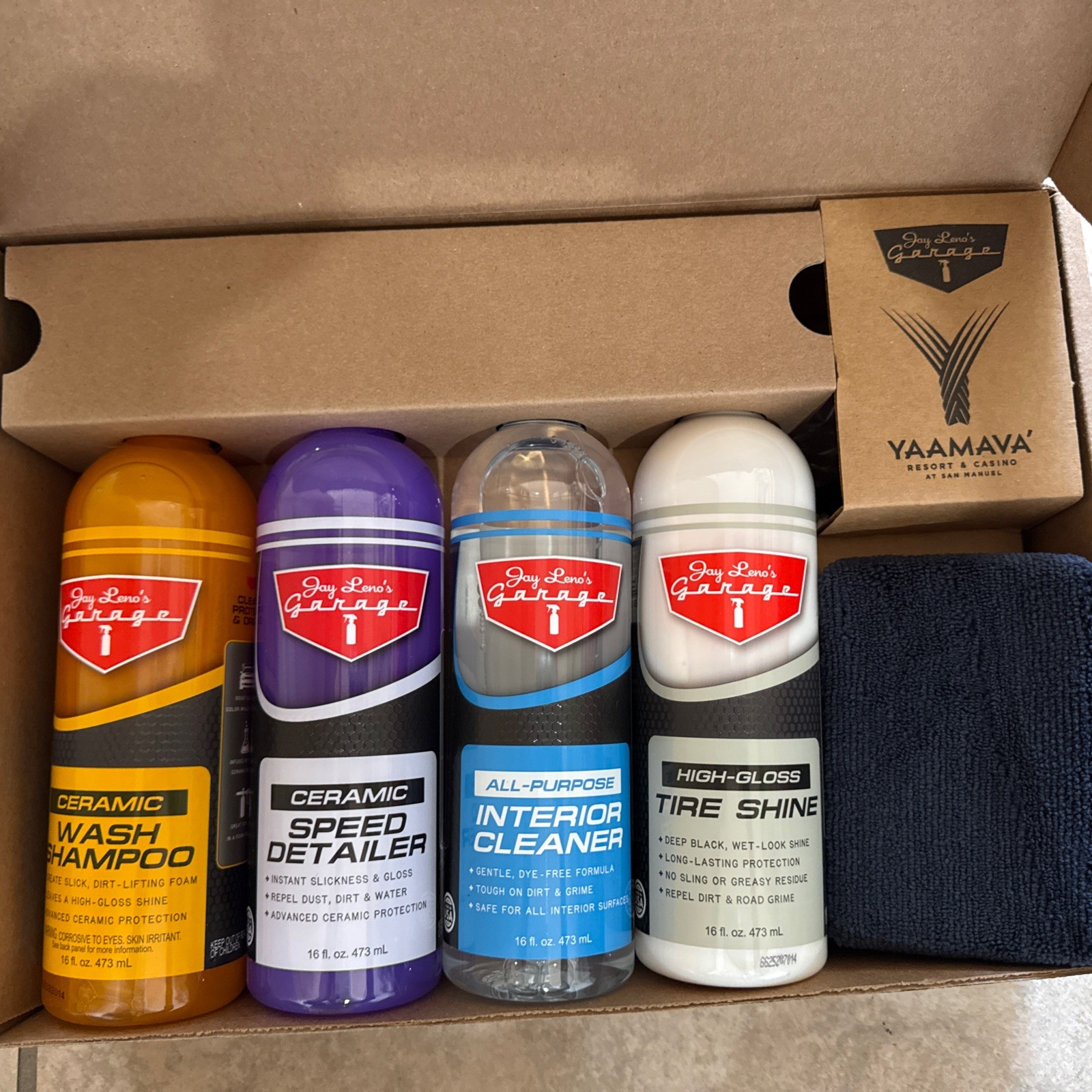 Jay Leno’s Garage Ultimate Car Wash Kit Signed by Jay Leno